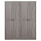 Manhattan Comfort Hopkins Storage Closet 2.0 in Grey - Set of 2 2-2GLF-GY - alternate 1